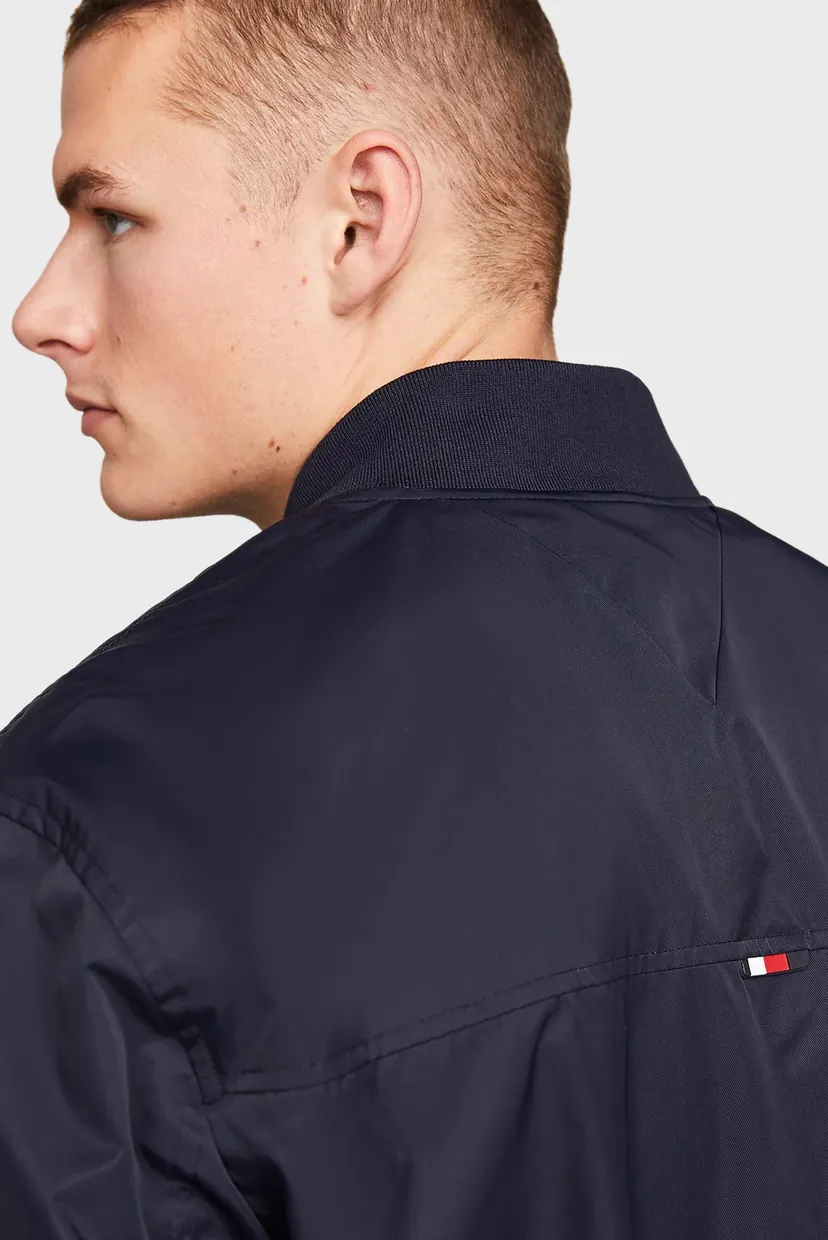 Чоловічий темно-синій двосторонній бомбер REVERSIBLE VARSITY JACKET 5