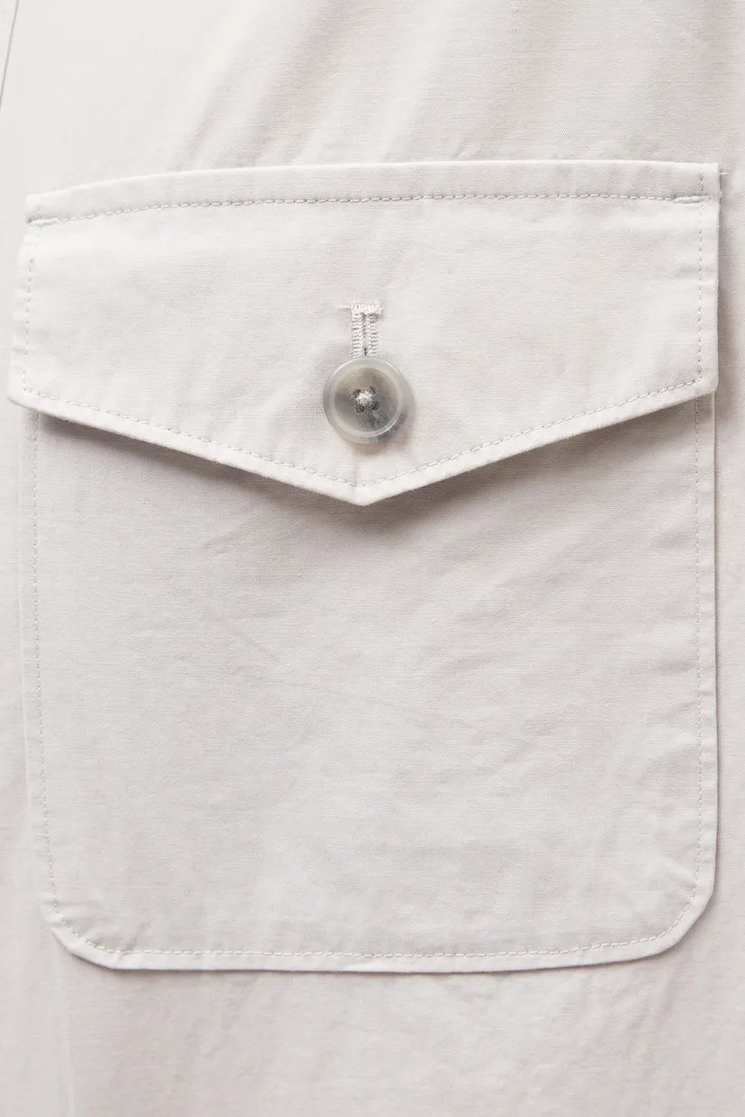 Мужская серая рубашка LS GARMENT WASH 3