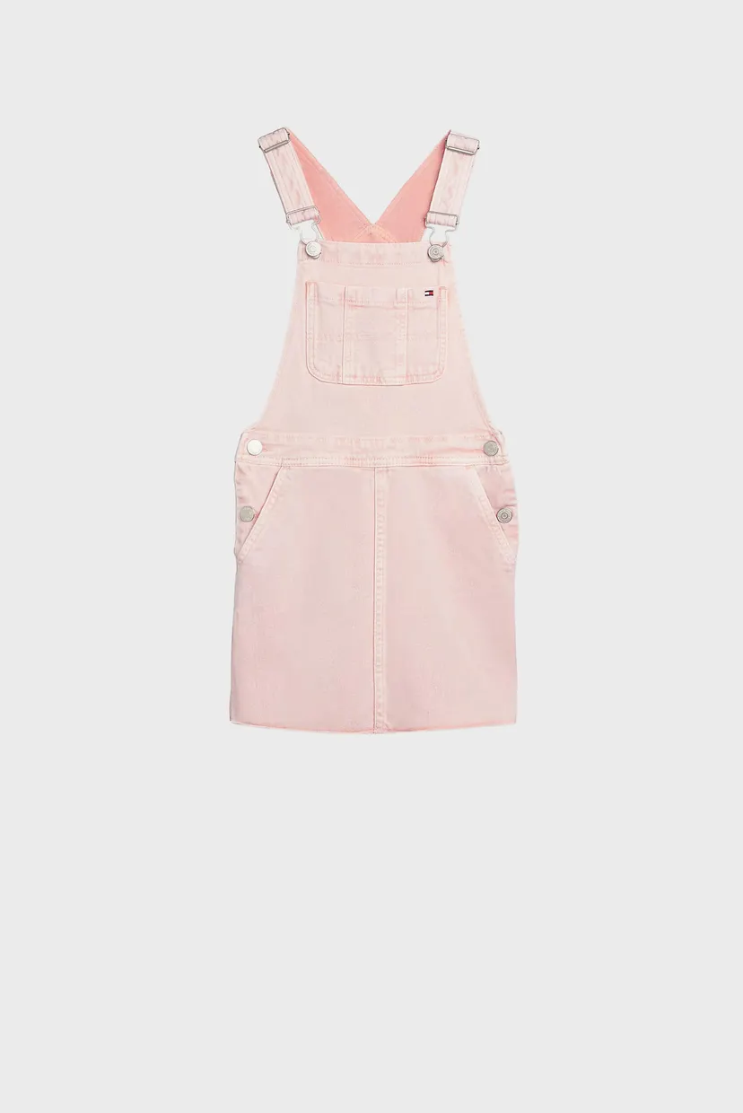 Детский розовый джинсовый сарафан DENIM DUNGAREE GMD 5