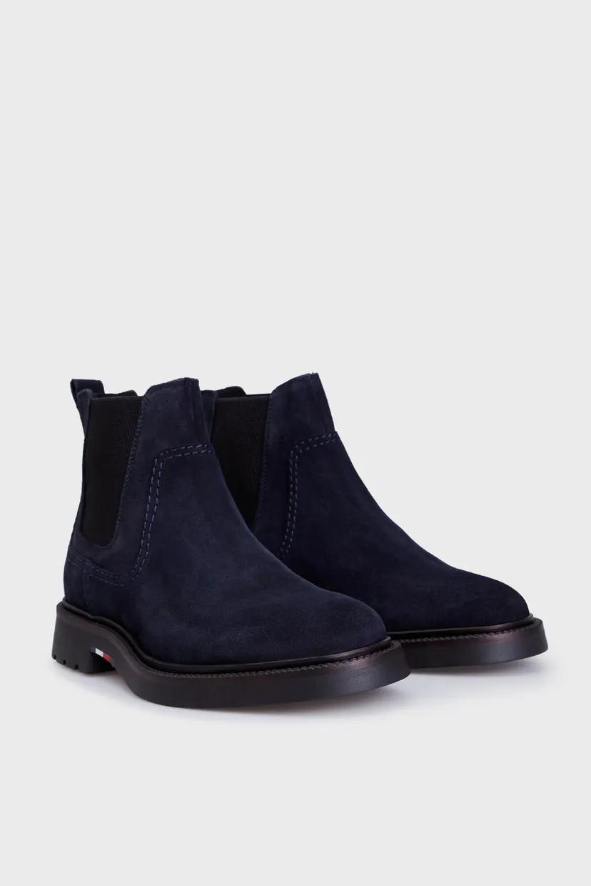 Мужские темно-синие замшевые челси HILFIGER COMFORT LWT SUEDE CHEL 3