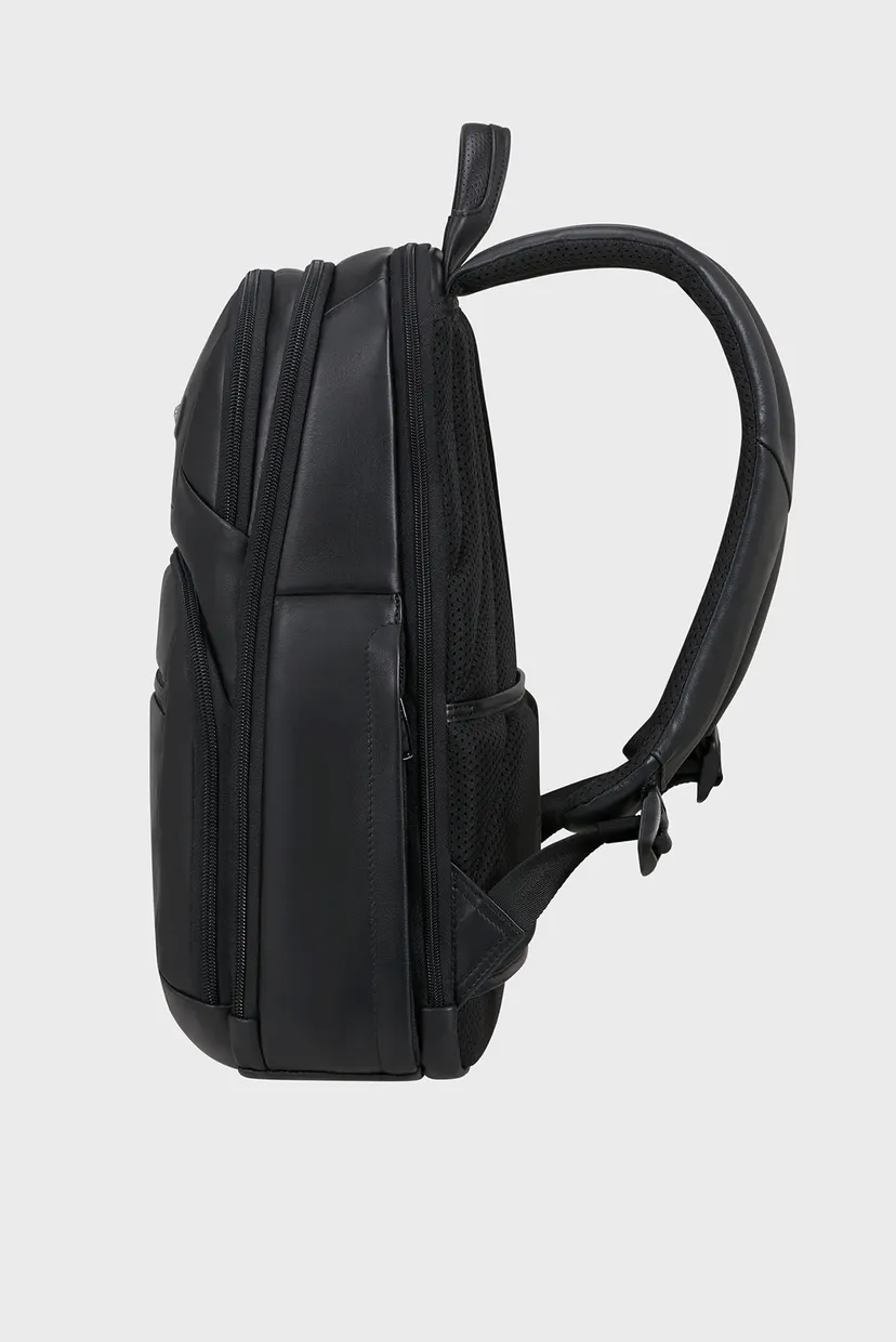 Чоловічий чорний шкіряний рюкзак PRO-DLX 6 3