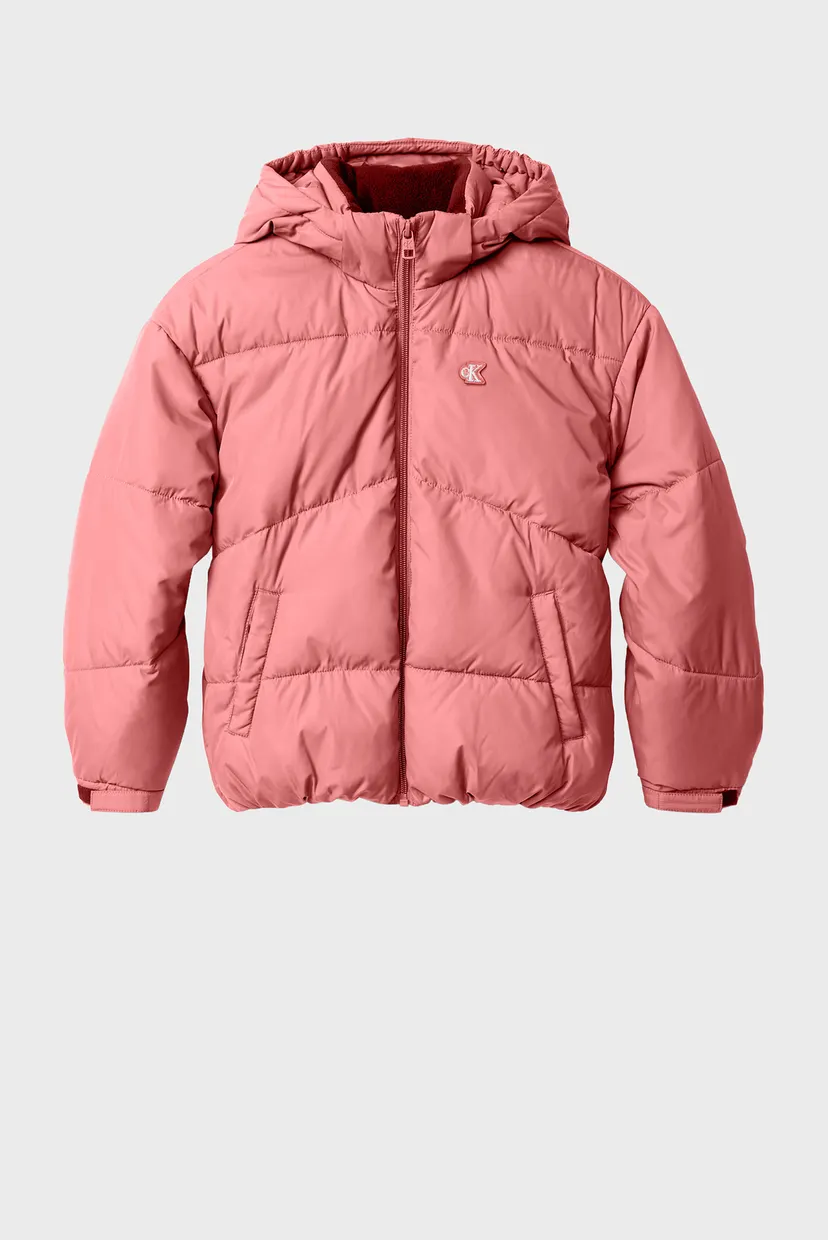 Детская коралловая куртка CK SHORT PUFFER 5