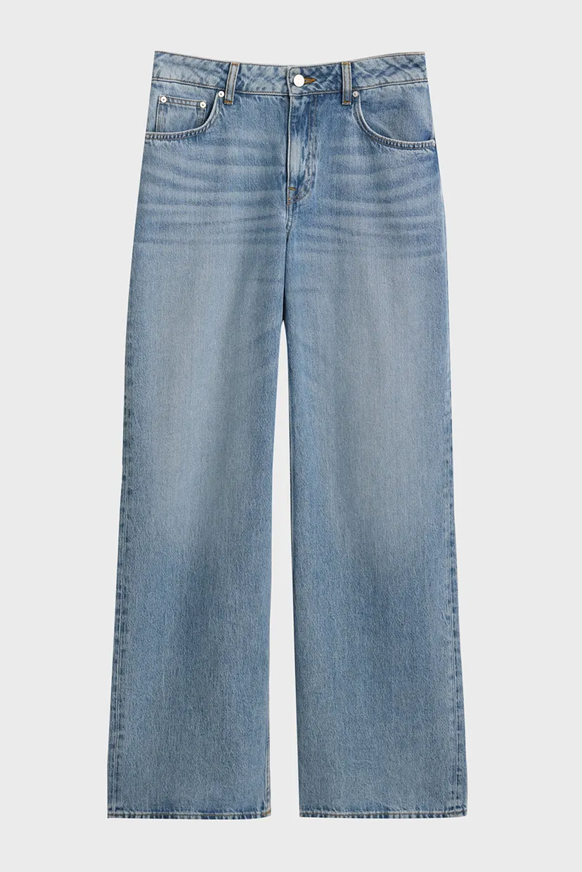 Женские голубые джинсы REL STRAIGHT JEANS 6