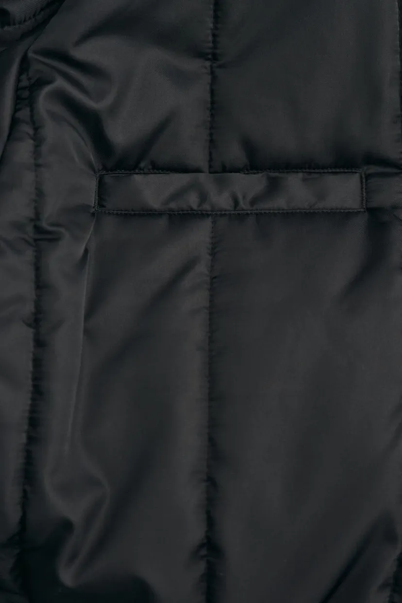 Чоловічий чорний бомбер OVERSIZED FLIGHT BOMBER JACKET 7