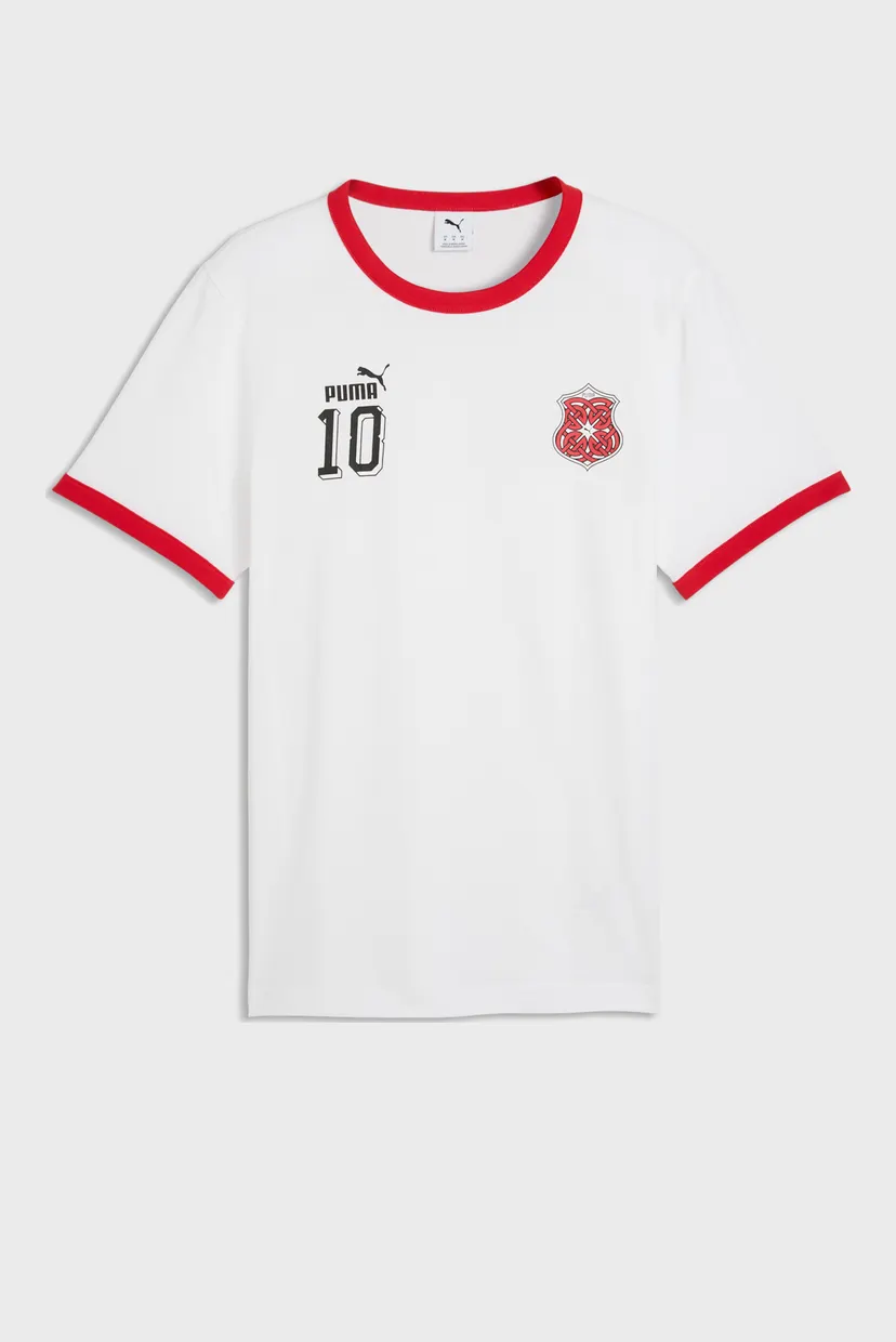 Біла футболка FUTURE.PUMA.ARCHIVE Ringer Tee Unisex (унісекс) 6