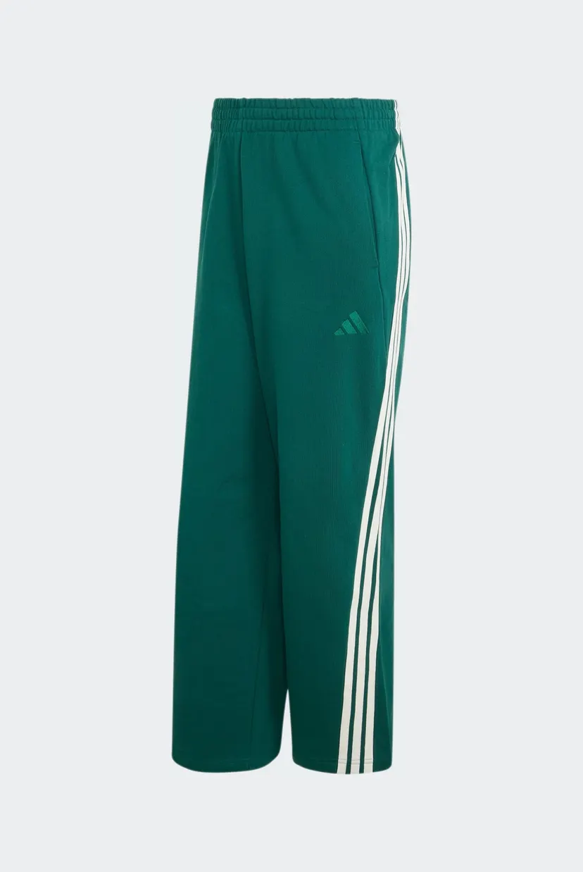Чоловічі зелені спортивні штани ADIDAS KIT 3-STRIPES WIDE 6