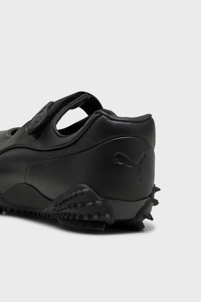 Женские черные кожаные балетки Mostro Fey Leather Shoes Unisex 7