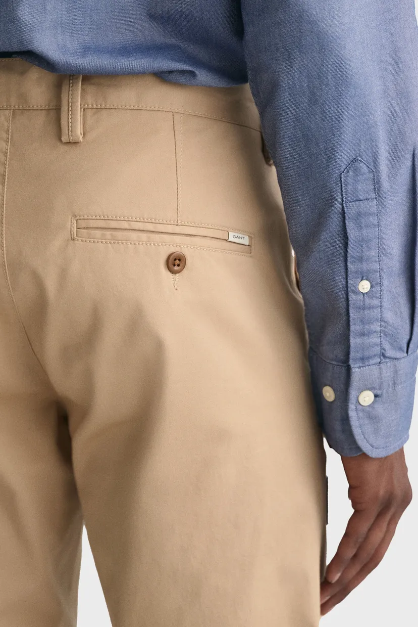 Мужские бежевые чиносы SLIM TWILL CHINOS 6