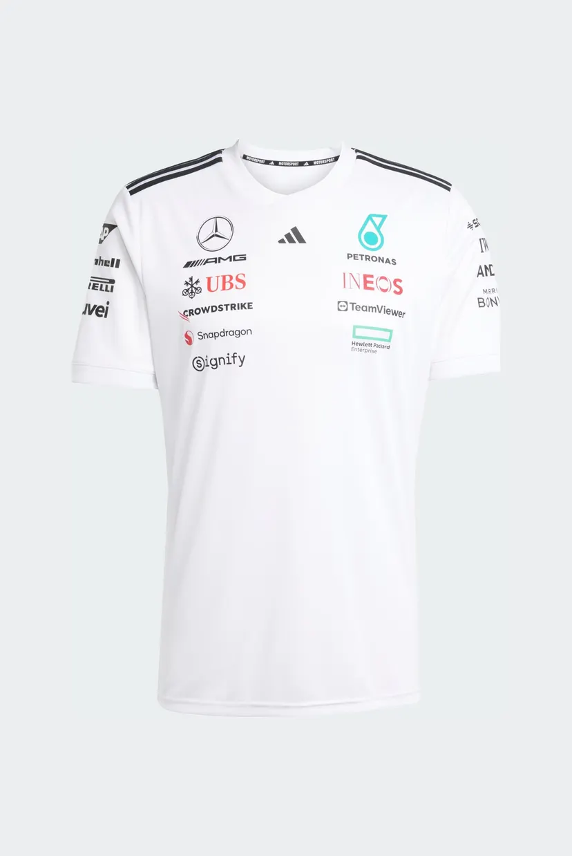 Чоловіча біла футболка Mercedes - AMG Petronas Formula One Team Driver 6