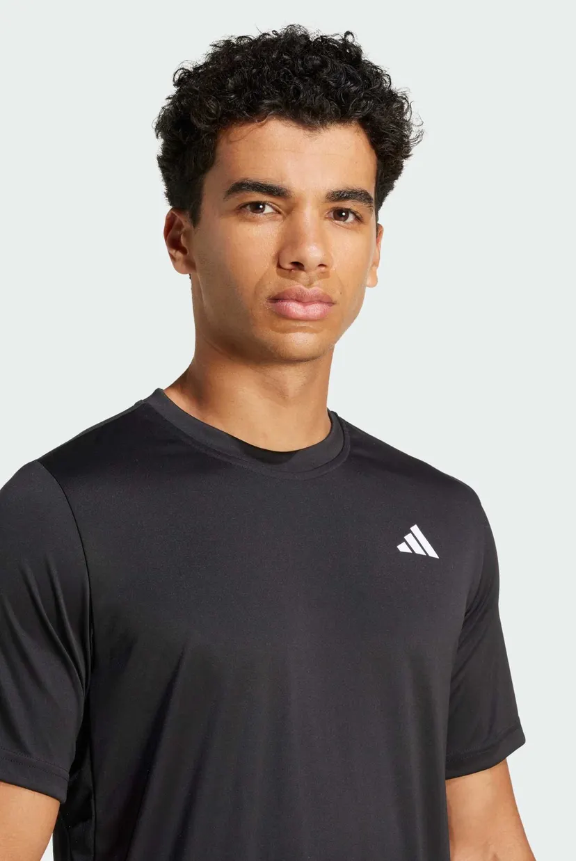 Чоловіча чорна футболка Club Tennis Climacool 4