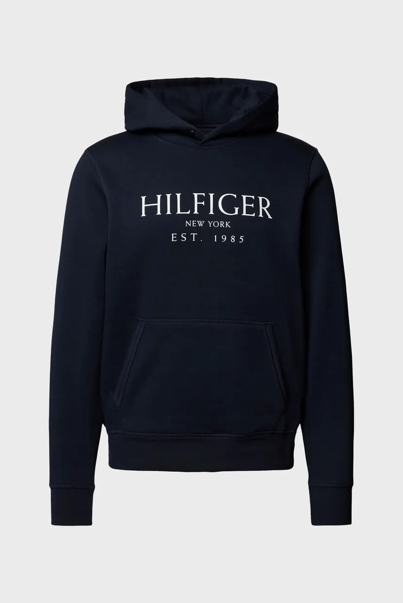 Чоловіче темно-синє худі BIG HILFIGER HOODY 5