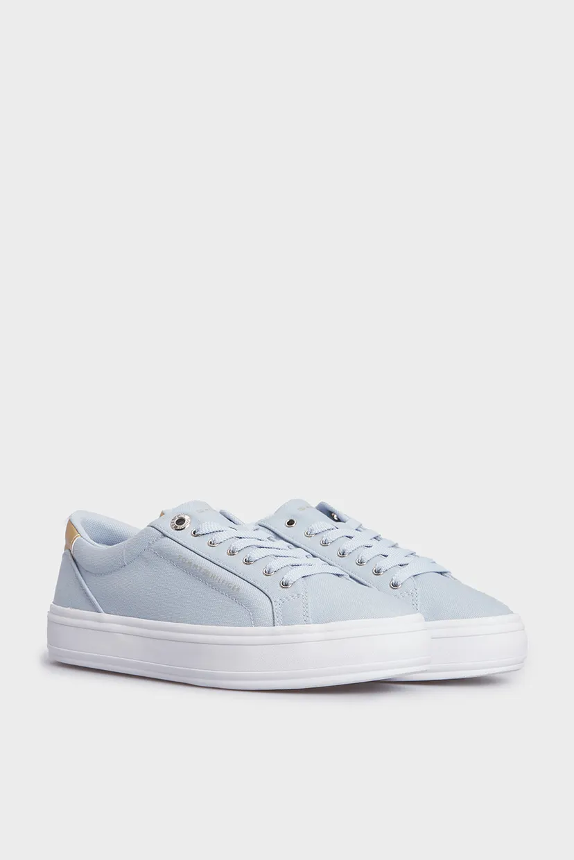 Женские голубые кеды ESSENTIAL VULC CANVAS 3