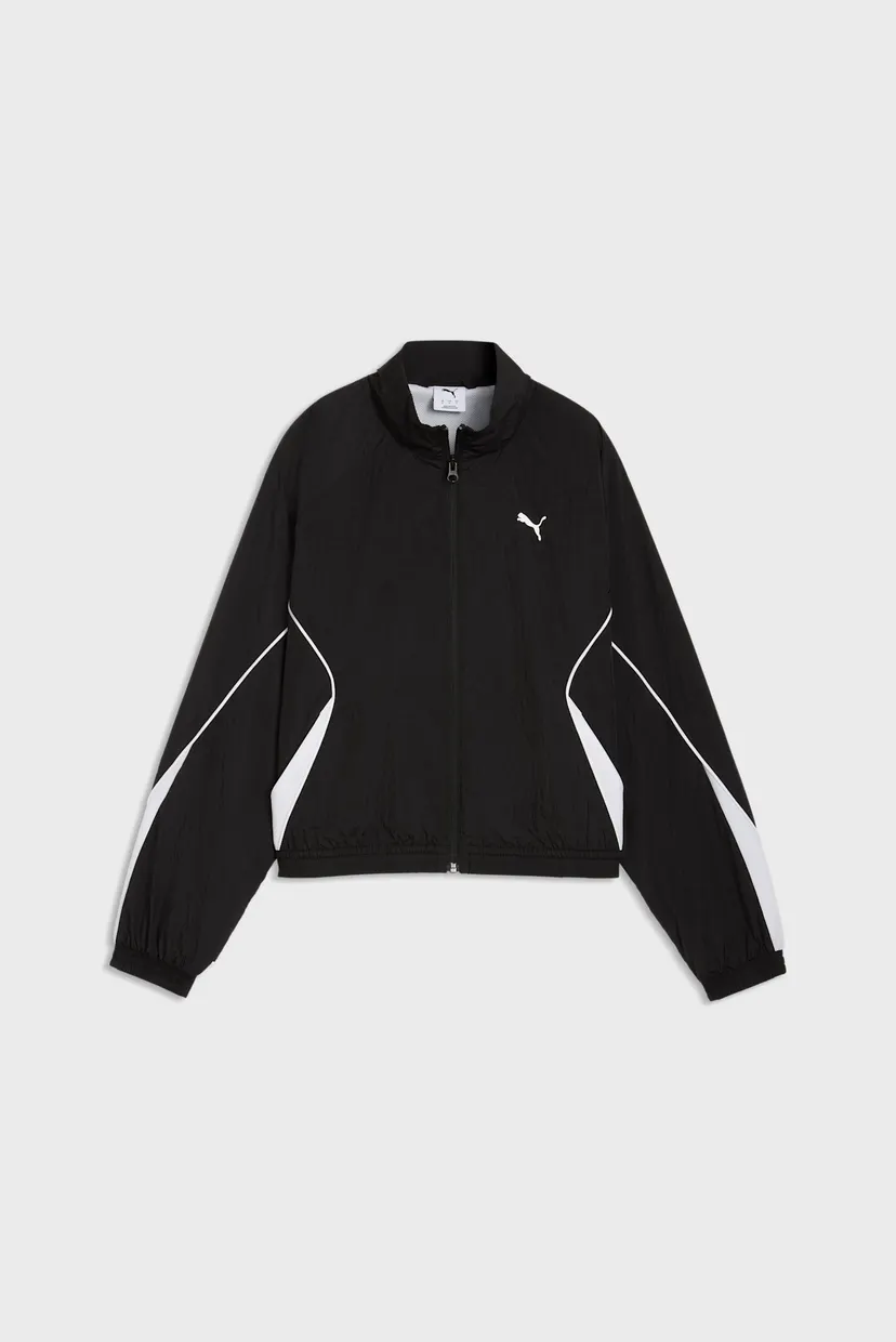 Жіноча чорна куртка PUMA Sport Relaxed Full-Zip Jacket Women 4