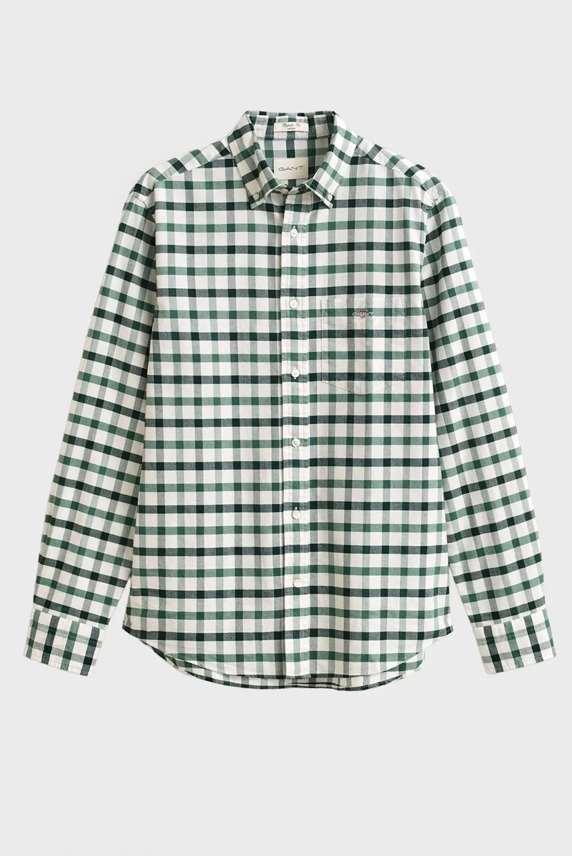 Мужская рубашка в клетку OXFORD CHECK 6