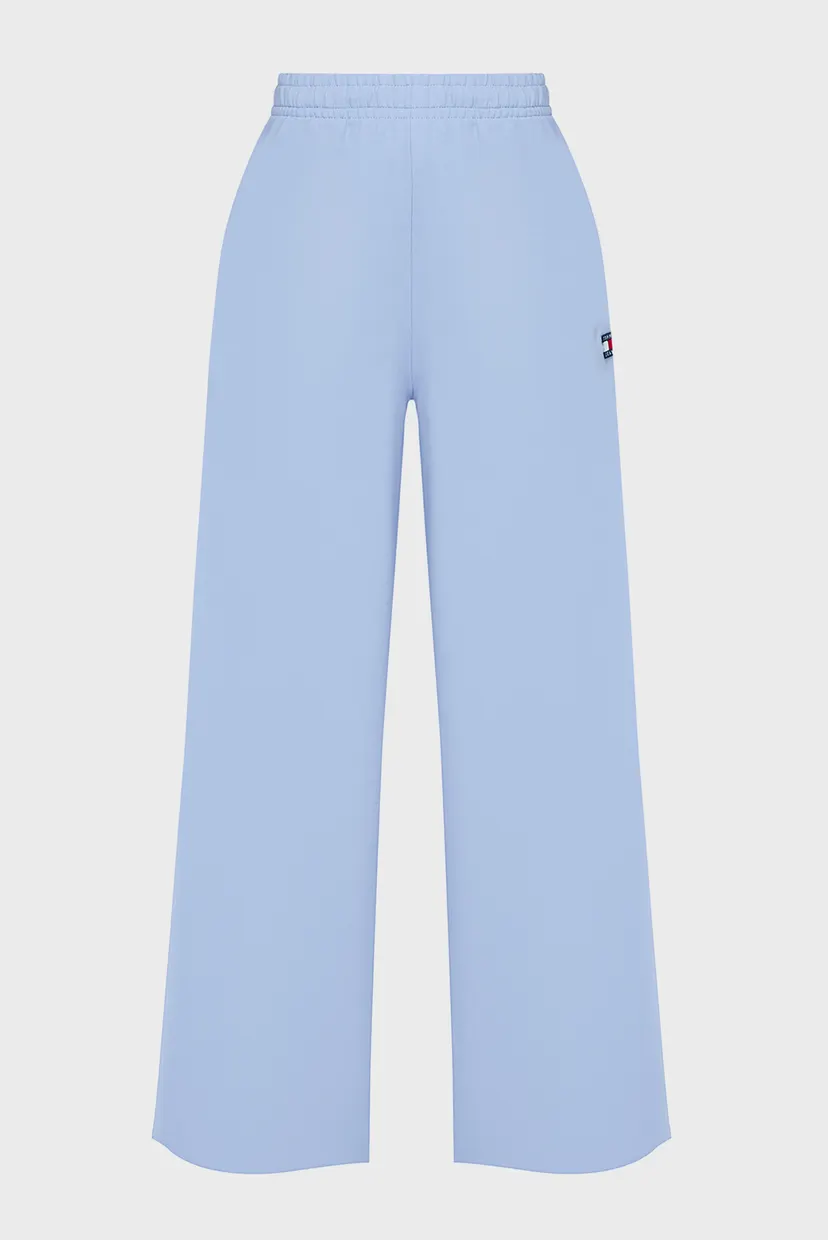 Женские голубые спортивные брюки TJW XS BADGE WIDE LEG SWEATPANT 4