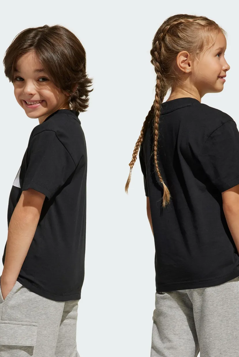 Дитяча чорна футболка Essentials Kids 4