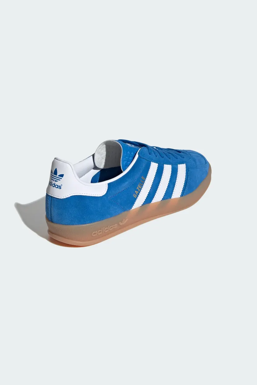 Чоловічі сині замшеві снікерси Gazelle Indoor 6