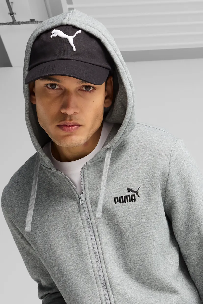 Чоловіче сіре худі Essentials No. 1 Logo Full-Zip Hoodie Men 4