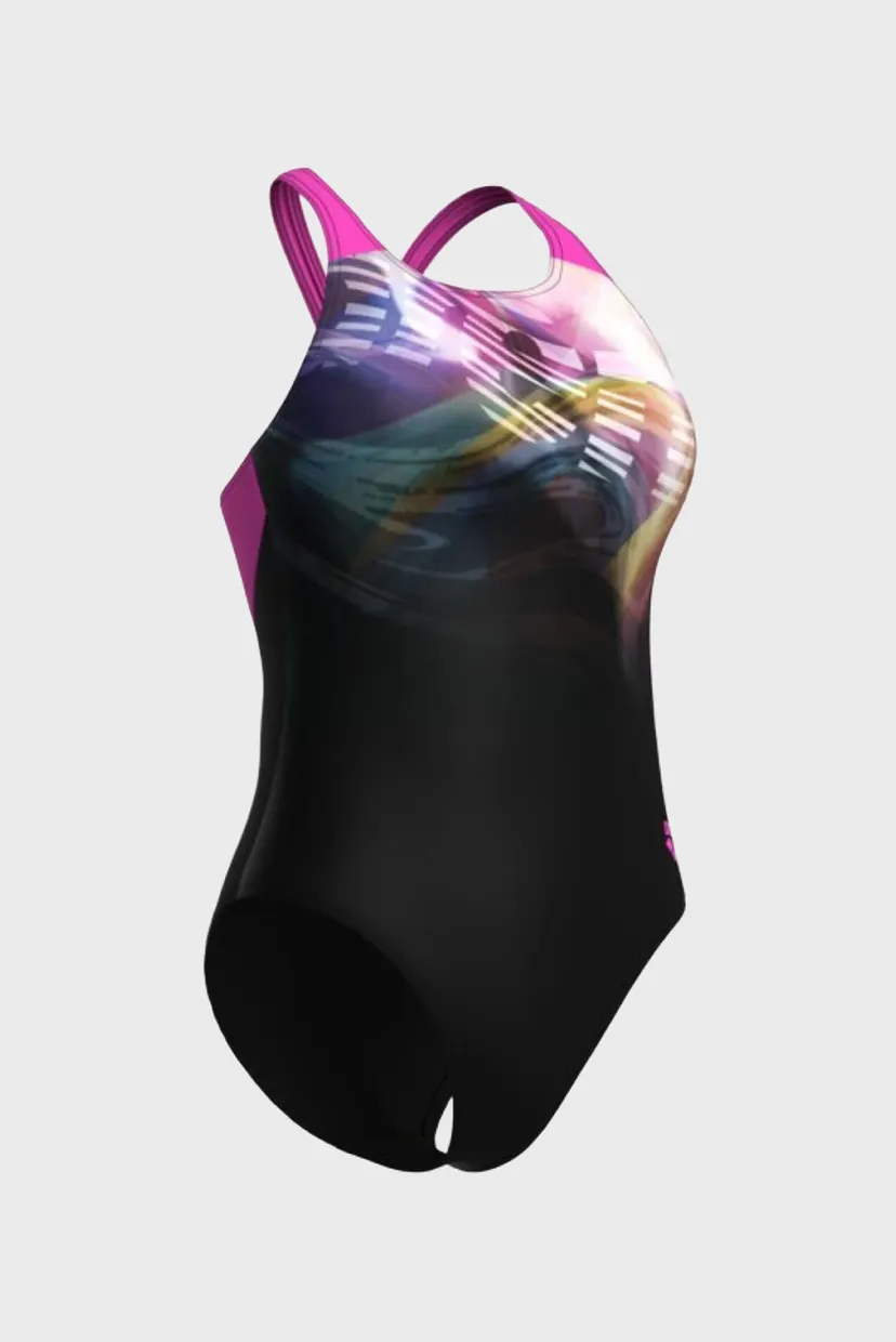 Женский черный купальник DREAMING SWIMSUIT V BACK 3
