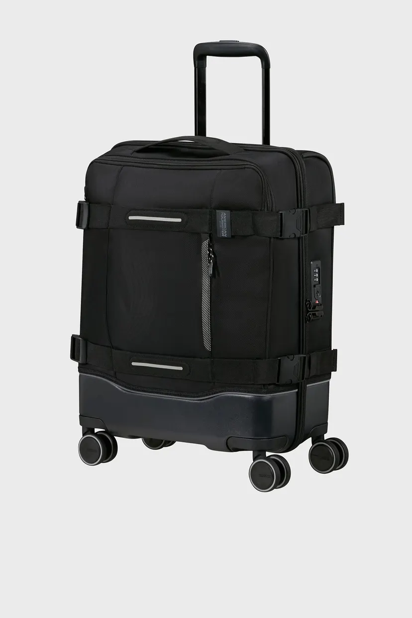 Черный чемодан 55 см URBAN TRACK ASPHALT BLACK 3