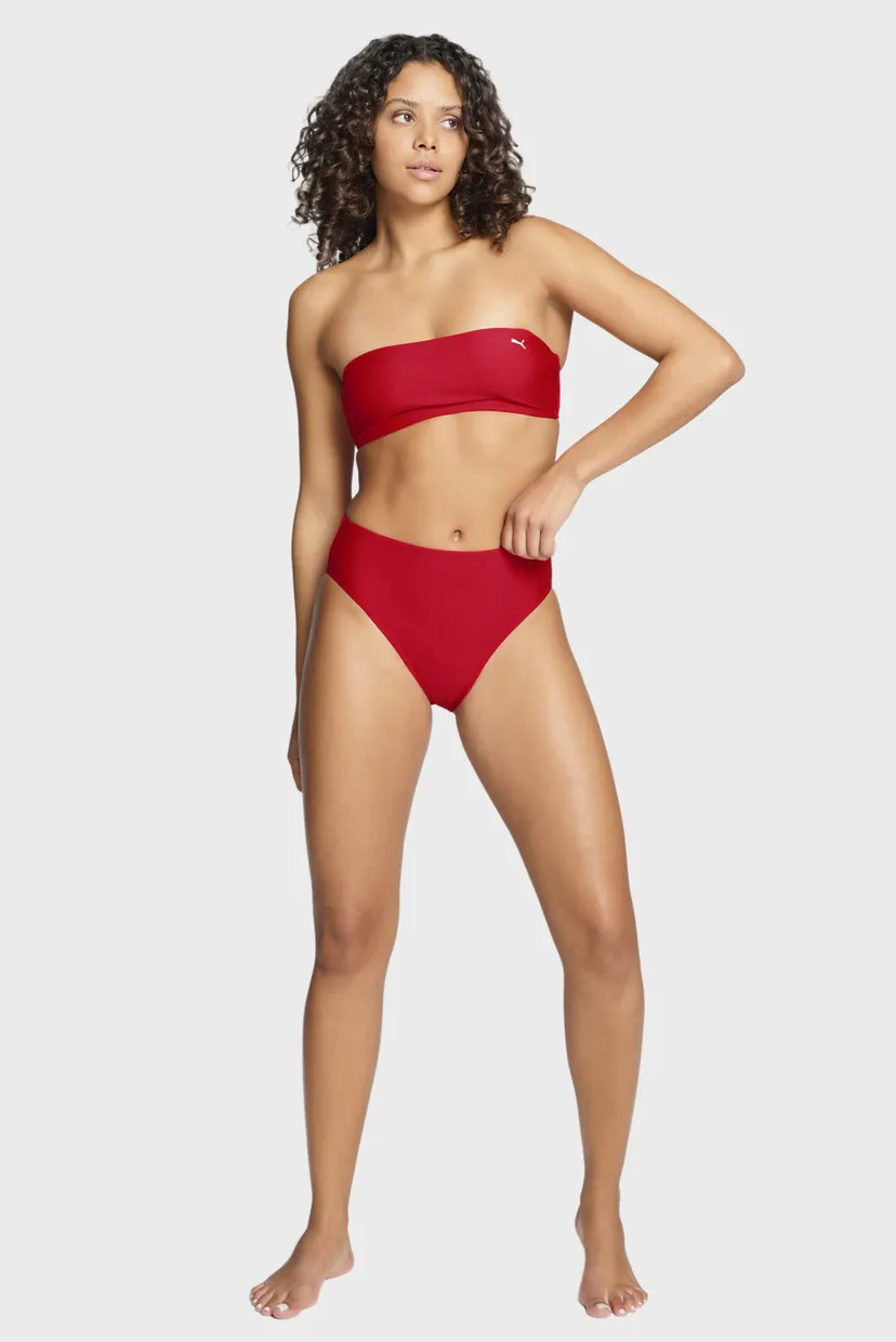 Женские красные трусики от купальника PUMA Women's Briefs 4