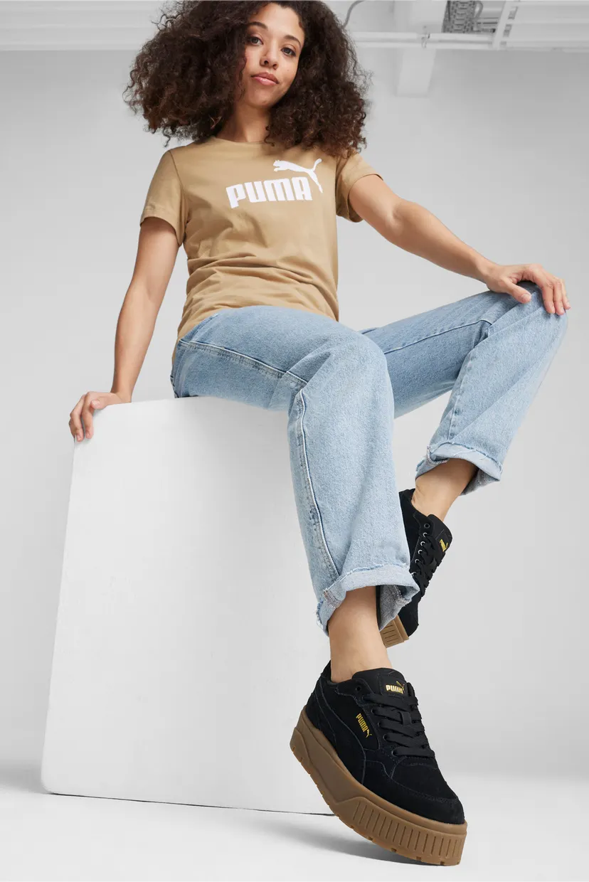 Женские черные замшевые сникерсы Karmen II Idol Suede Sneakers Women 8