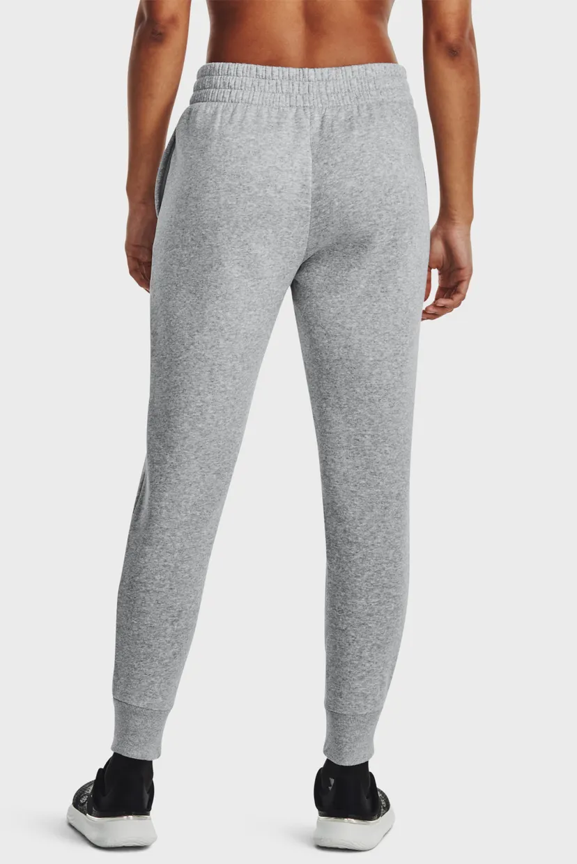 Женские светло-серые спортивные брюки UA Rival Fleece Jogger 3