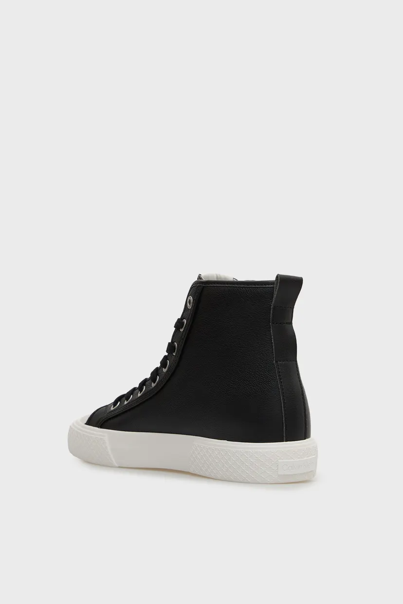 Женские черные кожаные хайтопы VULC LACE UP 5