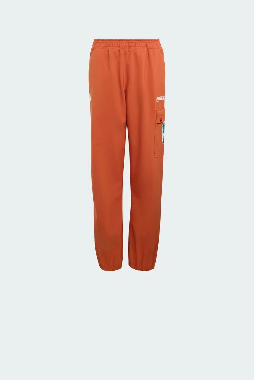 Детские оранжевые спортивные брюки Adidas Minecraft Terrex CLIMAWARM Softshell 9