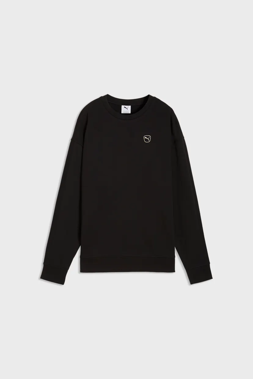 Жіночий чорний світшот Essentials Elevated Crew Neck Sweatshirt Women 4