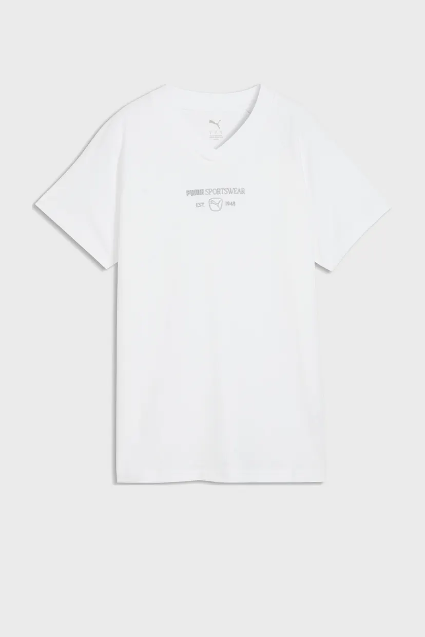 Жіноча біла футболка PUMA Class Tee Women 4