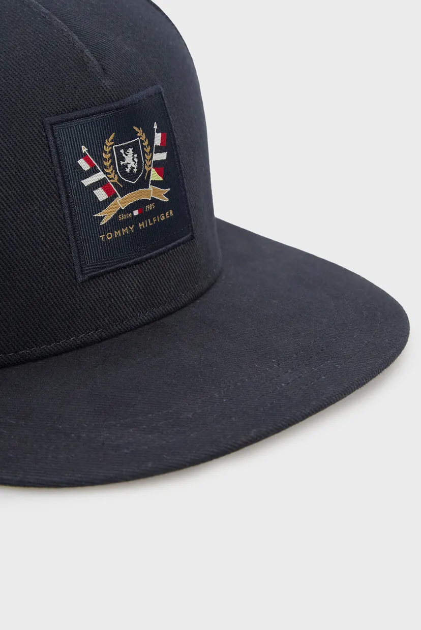 Мужская темно-синяя кепка TH SEASONAL PREPPY LOGO CAP 4