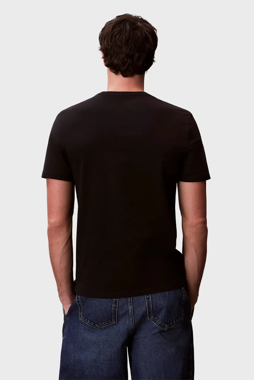 Чоловіча чорна футболка EU WHOLESALE SPORTSWEAR 3