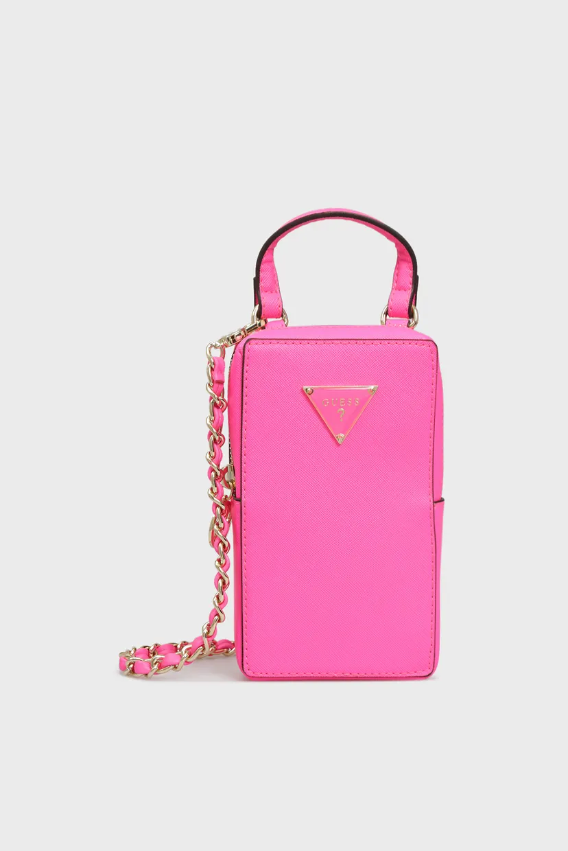 Женская розовая сумка для телефона Guess RW8386P0201 — MD-Fashion