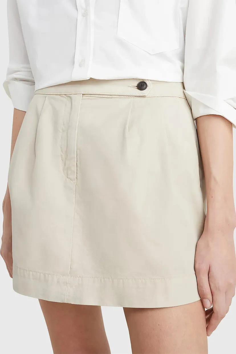 Жіноча біла спідниця CO PLEATED 3