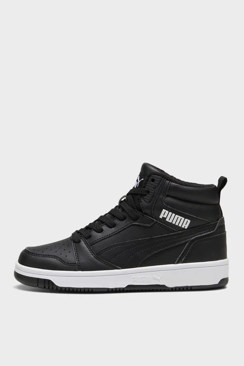 Дитячі чорні хайтопи Puma Rebound V6 WTR Youth Sneakers 3