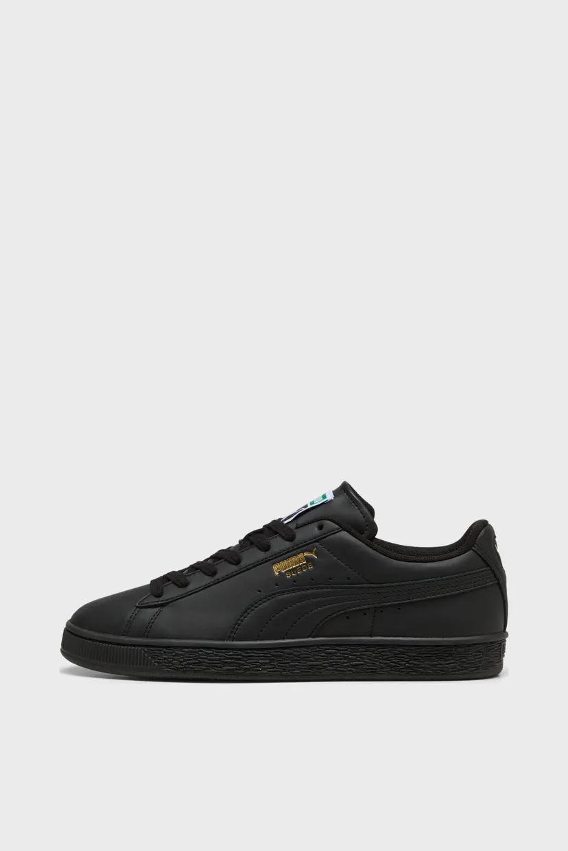 Черные кожаные сникерсы Suede Sneakers Unisex 5