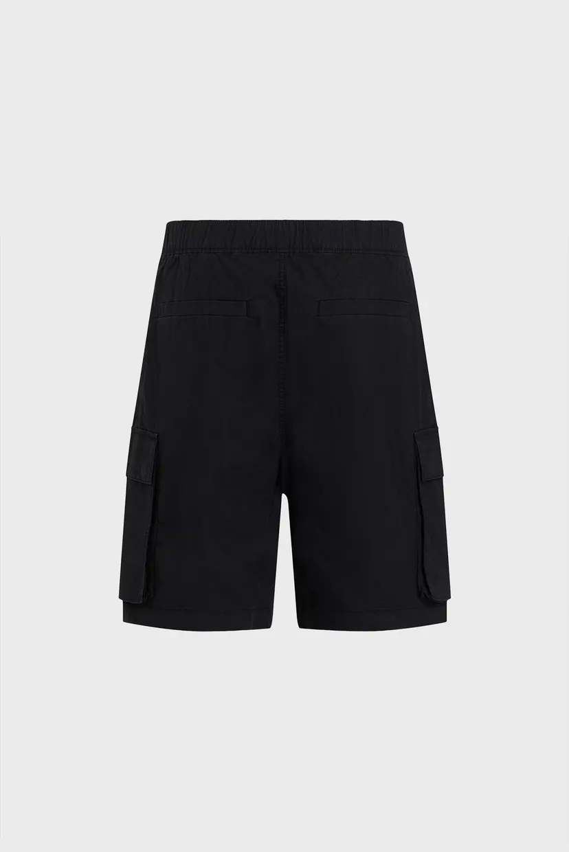 Мужские черные шорты WASHED CARGO SHORT 7