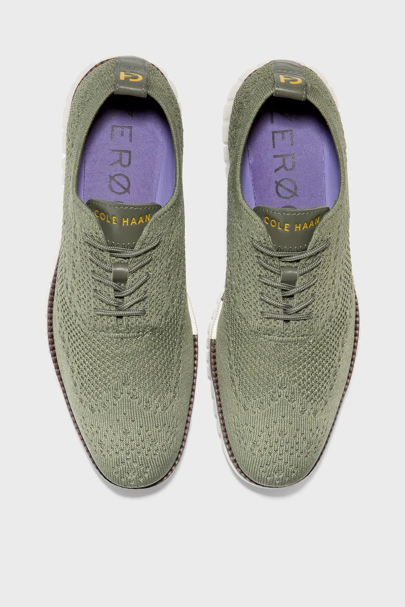 Чоловічі зелені оксфорди ZERØGRAND Stitchlite™ Oxford 4