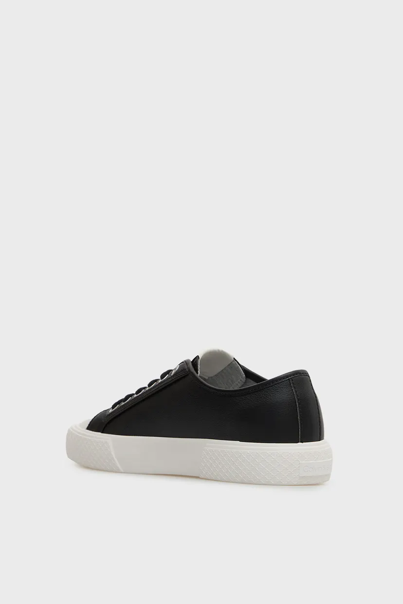 Женские черные кожаные кеды VULC LACE UP 5