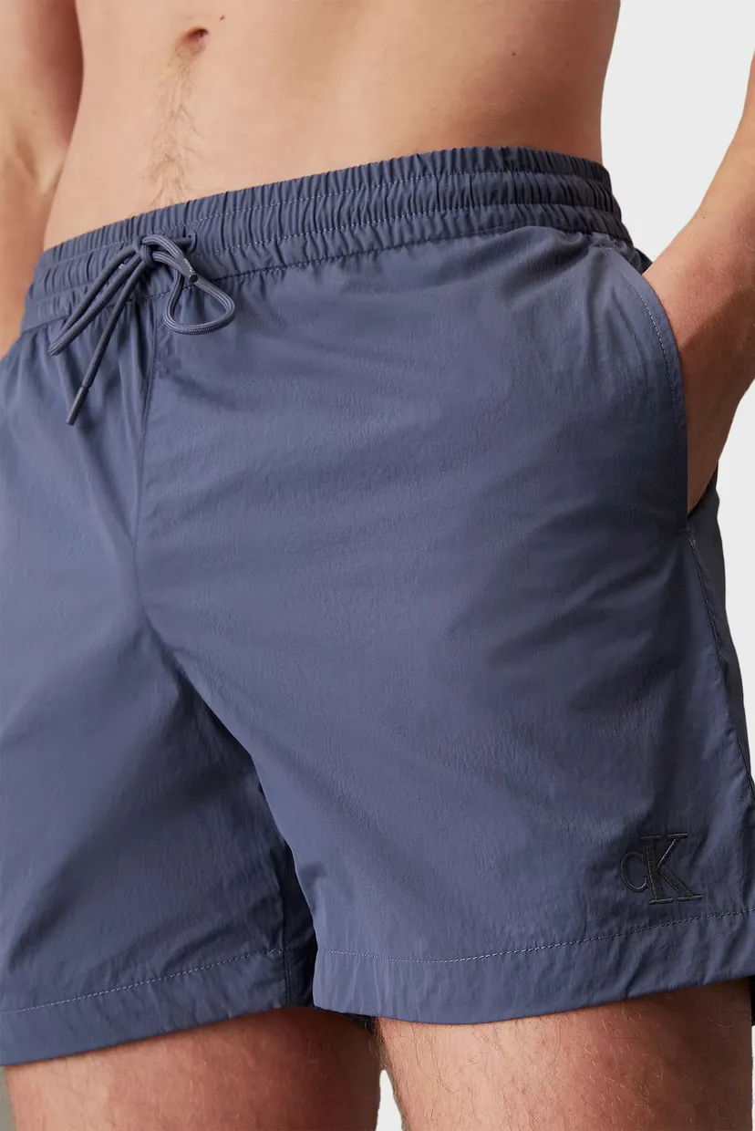 Чоловічі сині плавальні шорти MEDIUM DRAWSTRING 4