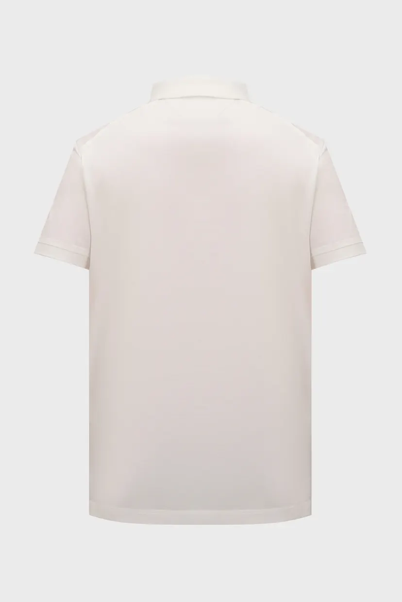 Мужское белое поло DC MERCERIZED SLIM POLO 7