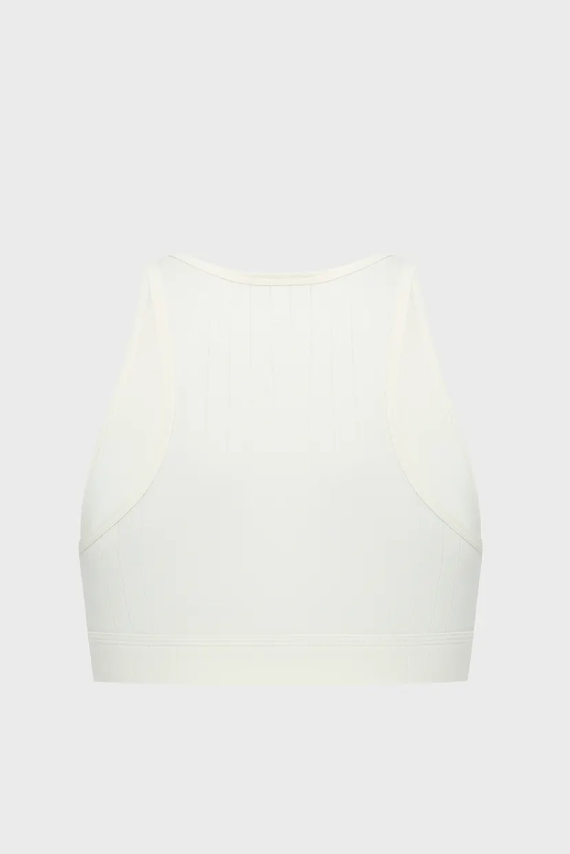 Женский белый топ UNLINED 8