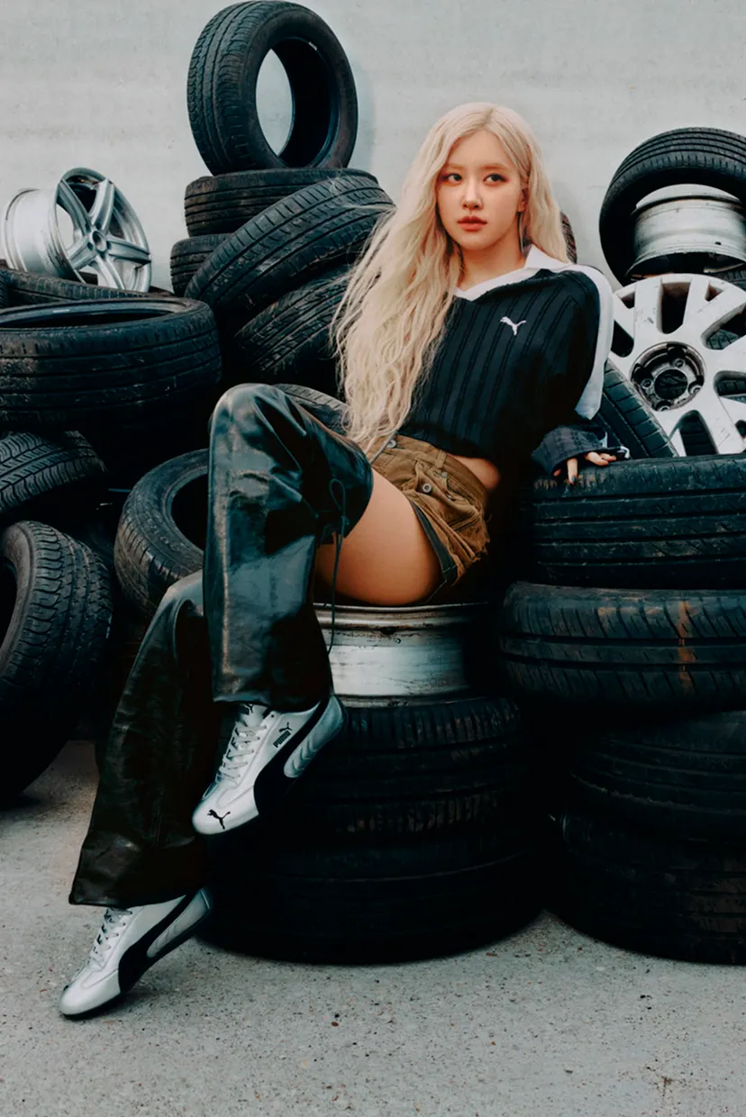 Сріблясті шкіряні кросівки Speedcat Metallic Sneakers Unisex 8