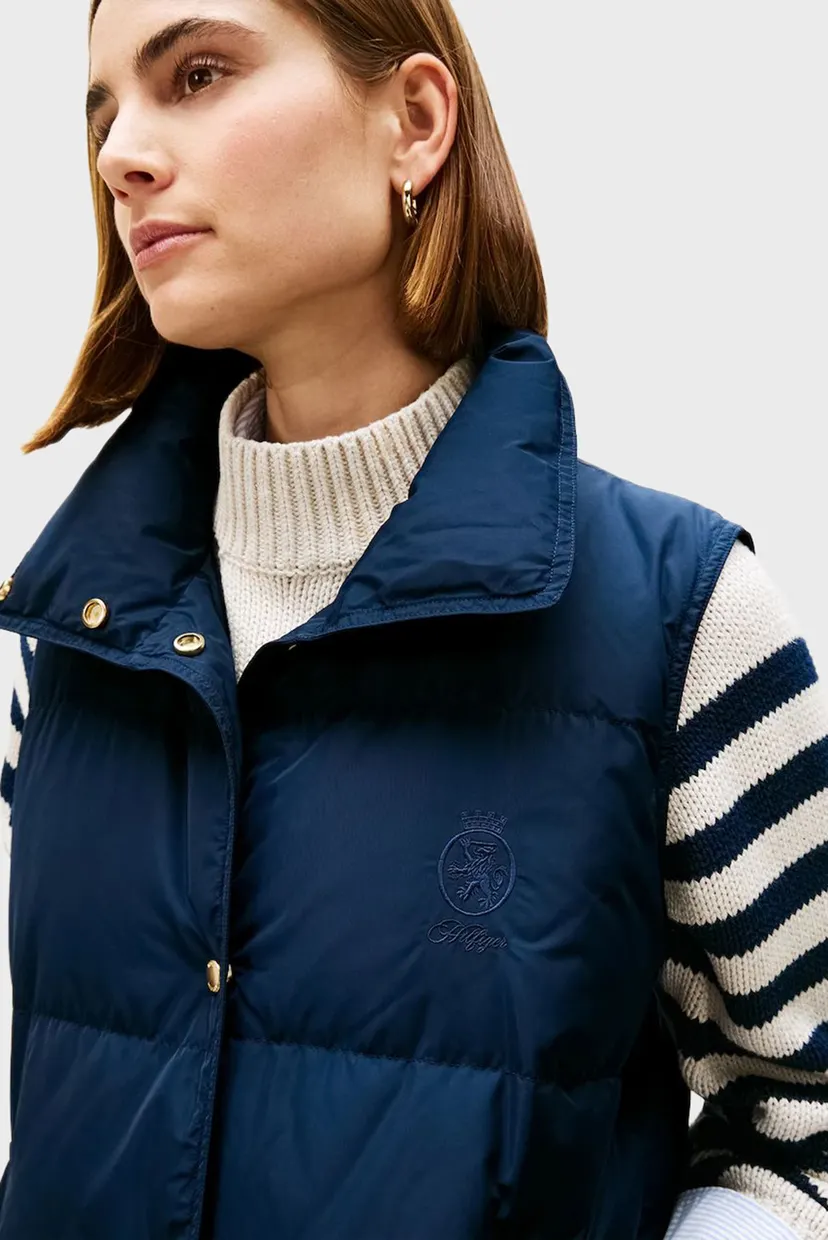 Жіночий синій  жилет REG VEST 4