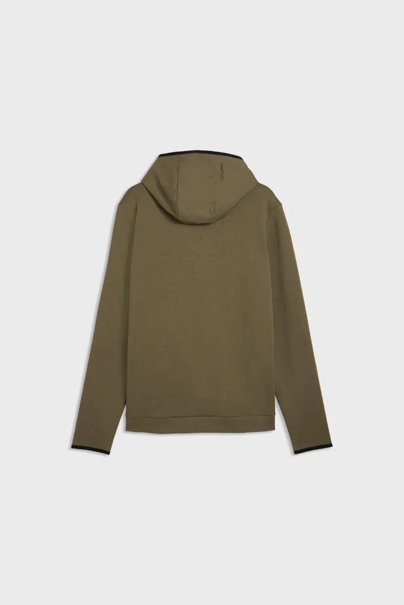 Чоловіче оливкове худі PUMATECH Full-Zip Hoodie Men 6