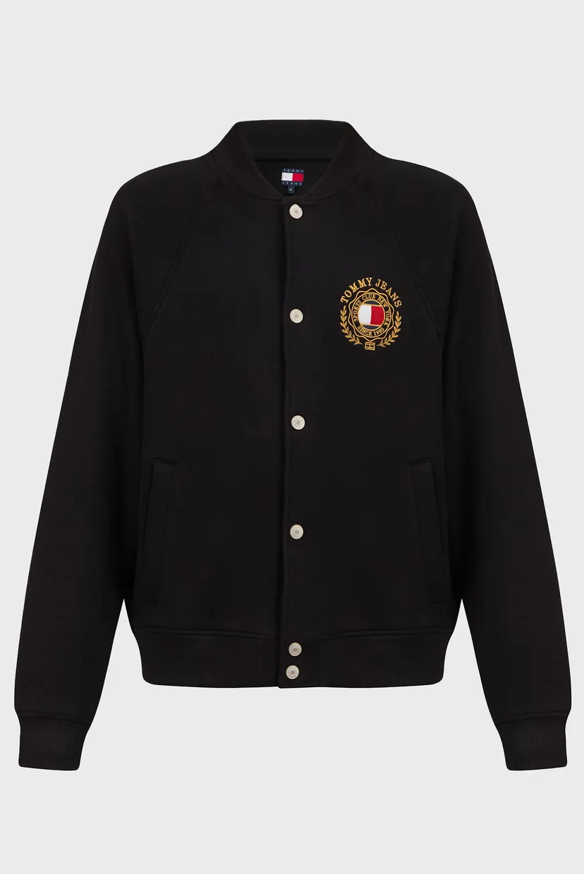 Мужской черный бомбер TJM RLX CREST BOMBER EXT 5