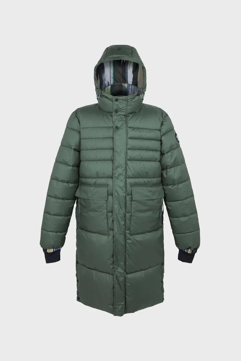Чоловіча зелена куртка Collongues Long Padded 6