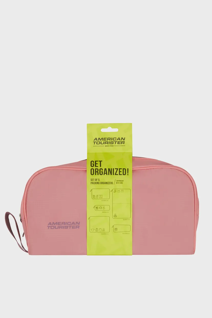 Розовый органайзер (5 шт) AMERICAN TOURIST. TA PINK/MAUVE 6