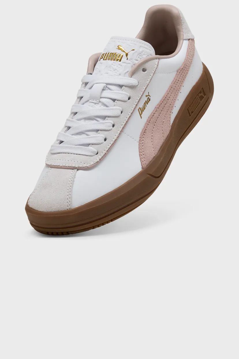 Женские белые сникерсы PUMA Club Klassika Sneakers Women 5